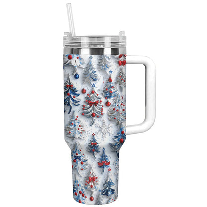 Shineful Glossy Tumbler Sweet Christmas Trees