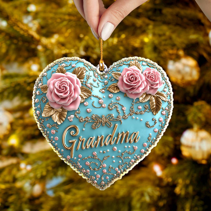 Shineful Acrylic Ornament Happy Christmas Grandma