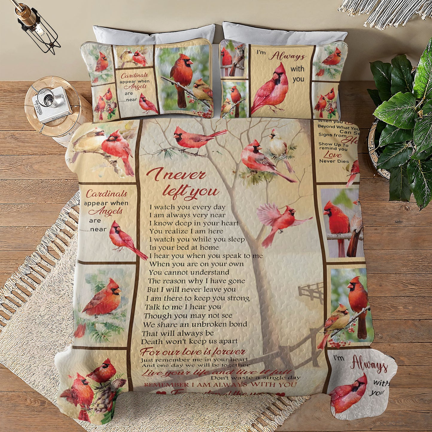 Shineful All Season Quilt 3-Piece Set Never Left You
