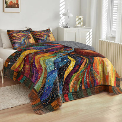 Shineful All Season Quilt 3-Piece Set - Afrocentric Dreams