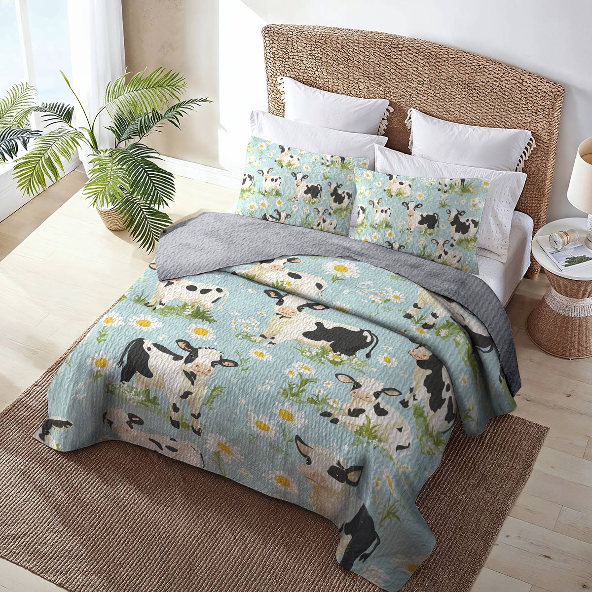 Shineful All Season Quilt 3-Piece Set - Daisy Days
