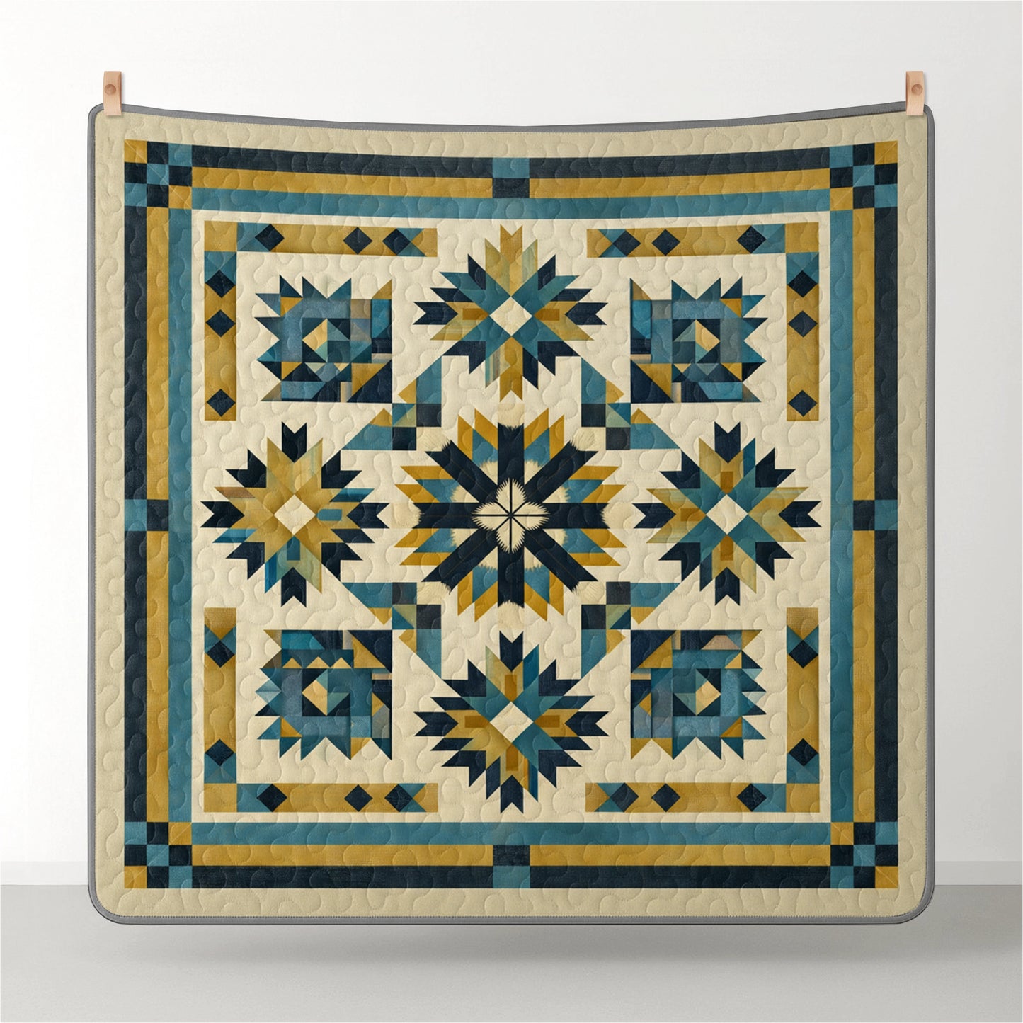 Shineful All Season Quilt 3-Piece Set Desert Compass Star