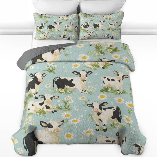 Shineful All Season Quilt 3-Piece Set - Daisy Days