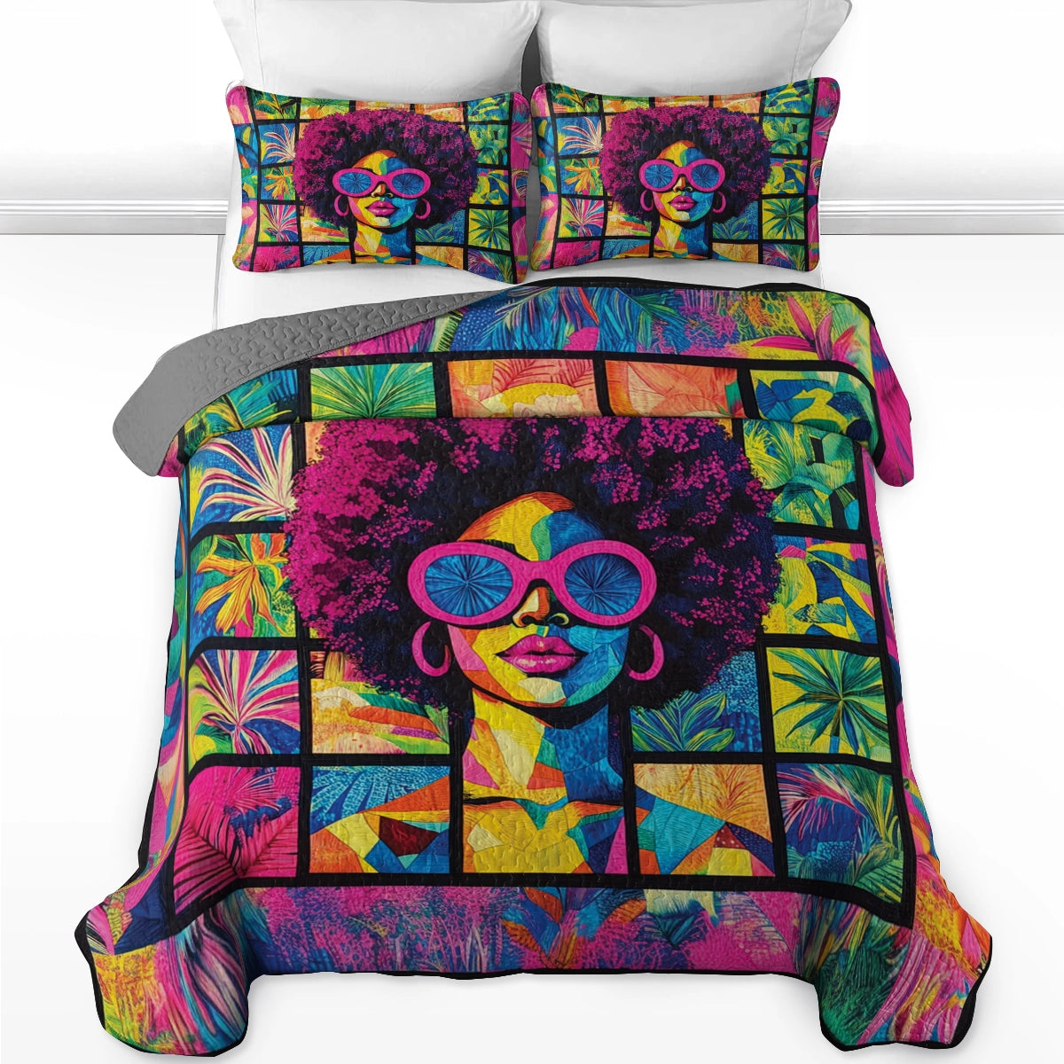 Shineful All Season Quilt 3-Piece Set - Queen's Essence