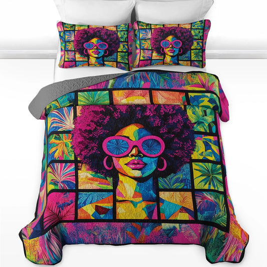 Shineful All Season Quilt 3-Piece Set - Queen's Essence