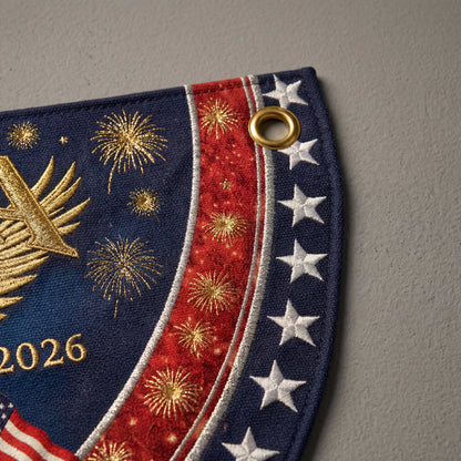 Shineful Decorative Fan Flag Grand Eagle Celebration – America 250th Anniversary