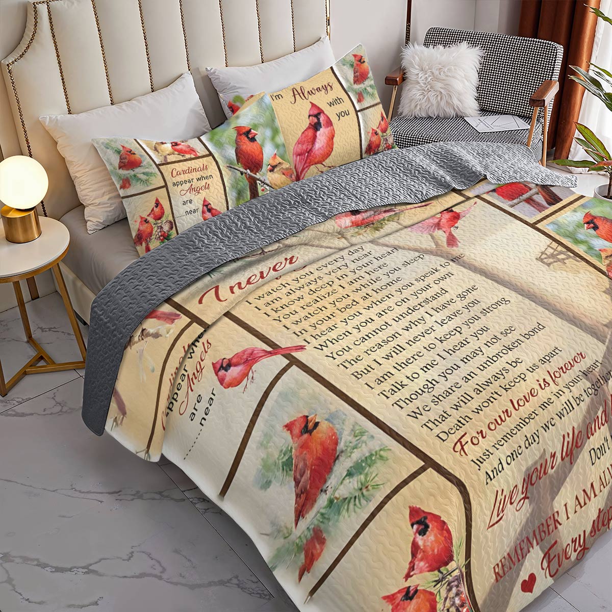 Shineful All Season Quilt 3-Piece Set Never Left You