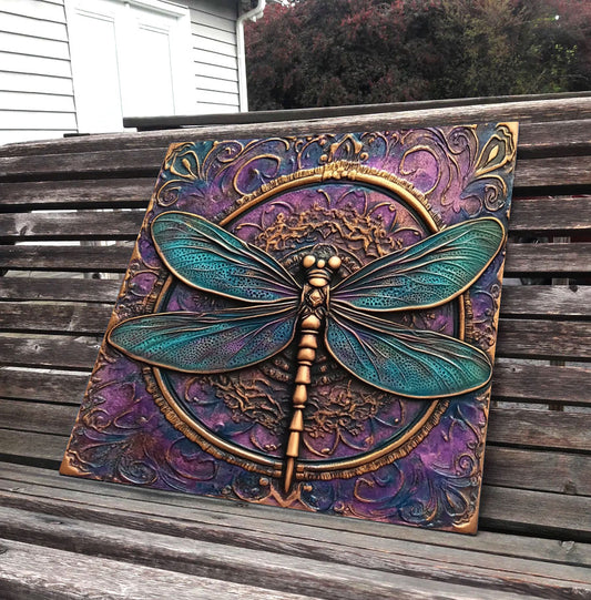 Shineful 2D Metal Sign Dragonfly Soul