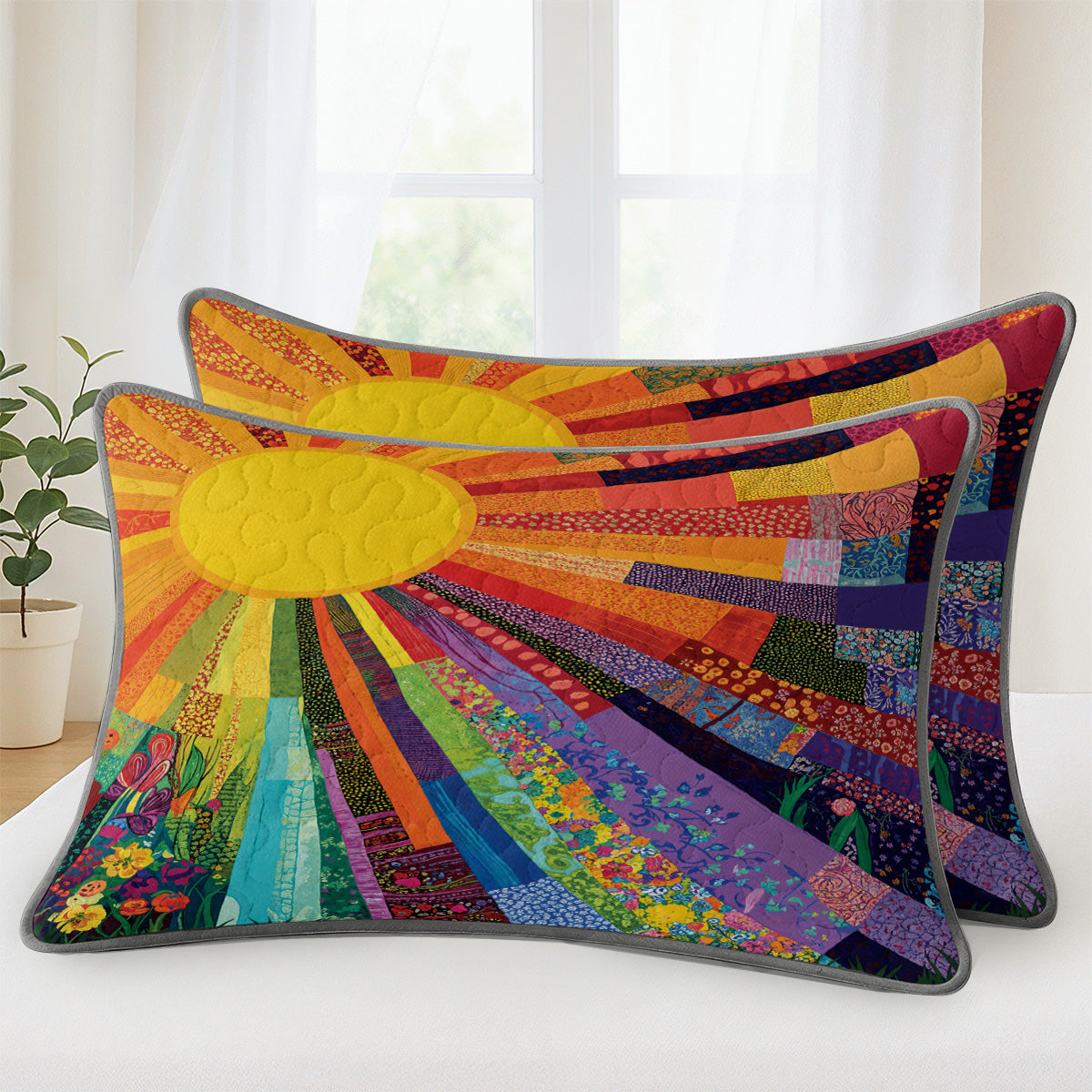 Shineful Quilt 3-Piece Set Sunshine Radiance