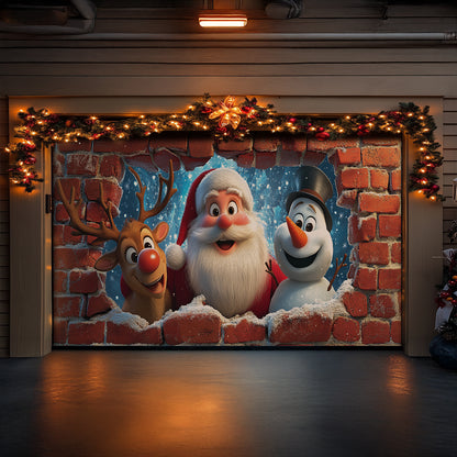 Shineful Garage Door Banner Decoration Christmas Fun
