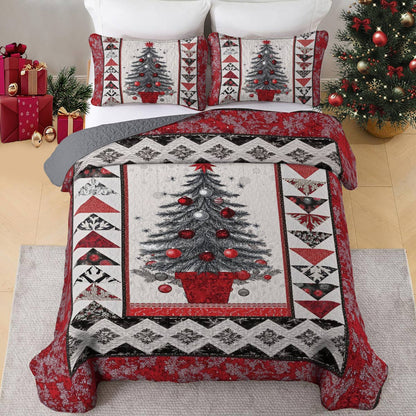 Shineful All Season Quilt 3-Piece Set Holiday Joy