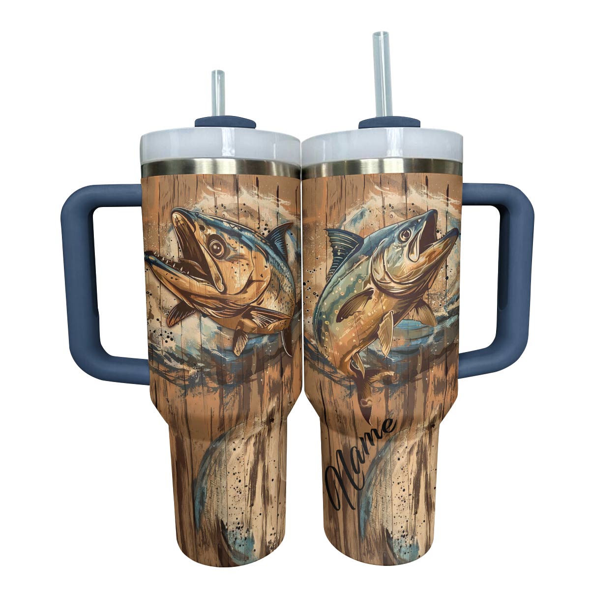 Shineful Tumbler Personalized Strength Bluefin Tuna
