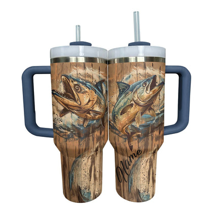Shineful Tumbler Personalized Strength Bluefin Tuna