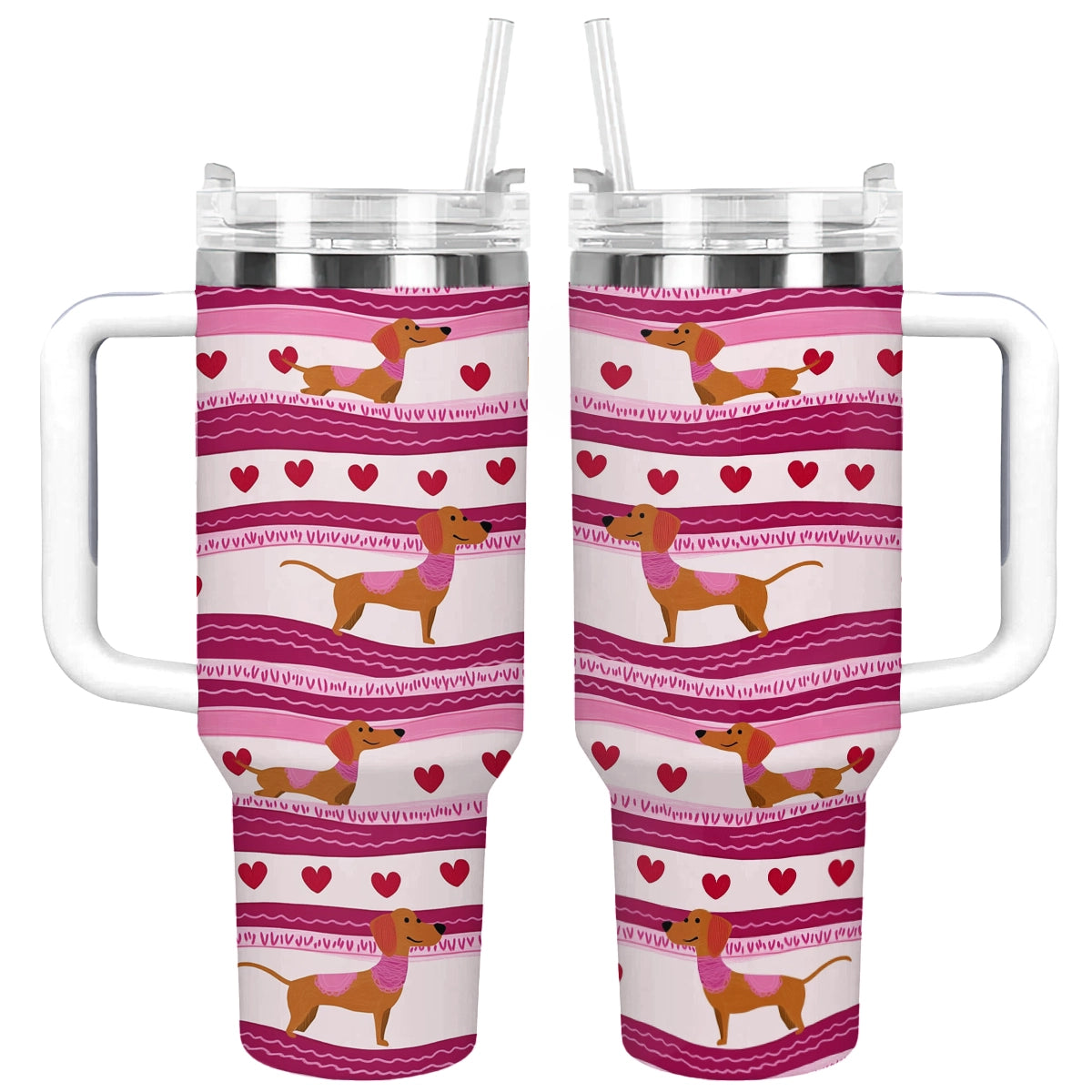 Shineful Tumbler Dachshund Love You Paw-ever