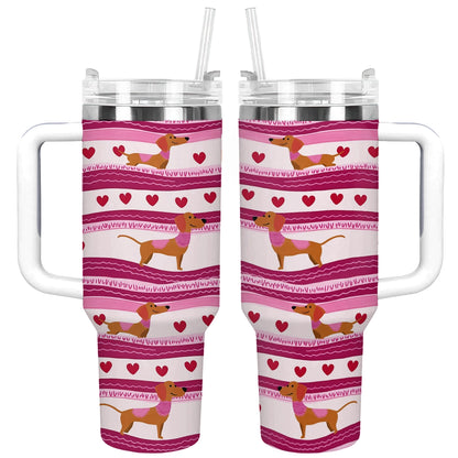 Shineful Tumbler Dachshund Love You Paw-ever