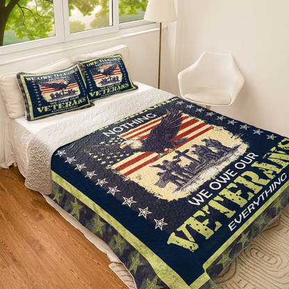 Shineful All Season Quilt 3-Piece Set - Veteran's Pride