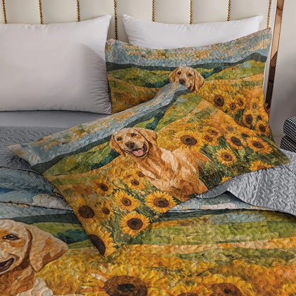 Shineful All Season Quilt 3-Piece Set - Sunflower Lab Love