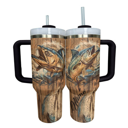 Shineful Tumbler Personalized Strength Bluefin Tuna