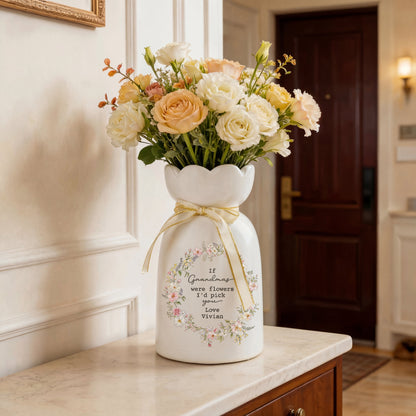Shineful Flower Vase Personalized Precious Bloom