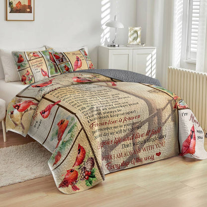 Shineful All Season Quilt 3-Piece Set Never Left You