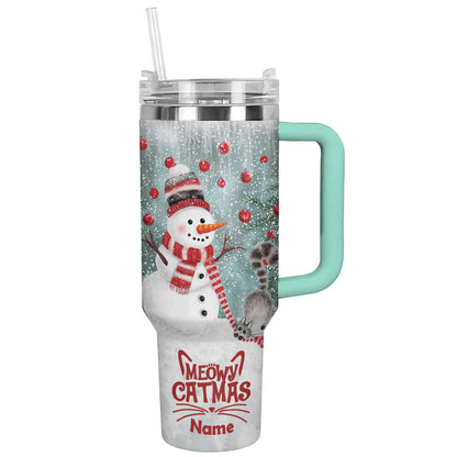 Shineful Personalized Tumbler Snowy Friends