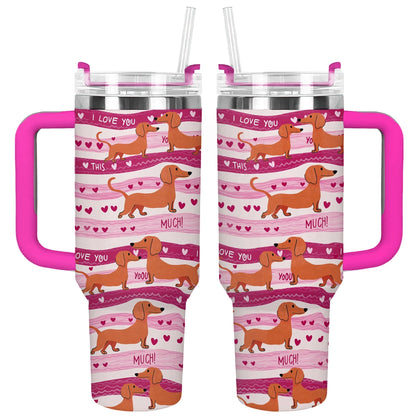 Shineful Tumbler Dachshund Puppy Love Forever