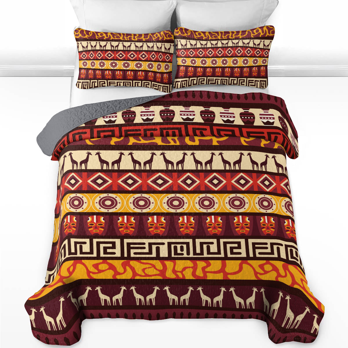 Shineful All Season Quilt 3-Piece Set Savanna Heritage