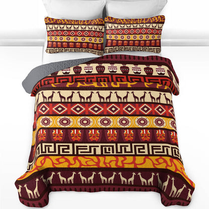 Shineful All Season Quilt 3-Piece Set Savanna Heritage