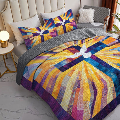 Shineful All Season Quilt 3-Piece Set - Grace of God