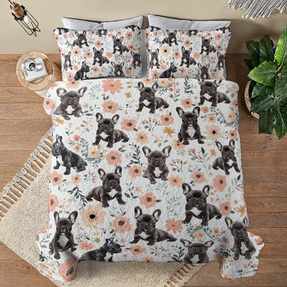 Shineful All Season Quilt 3-Piece Set Rosemary Frenchies