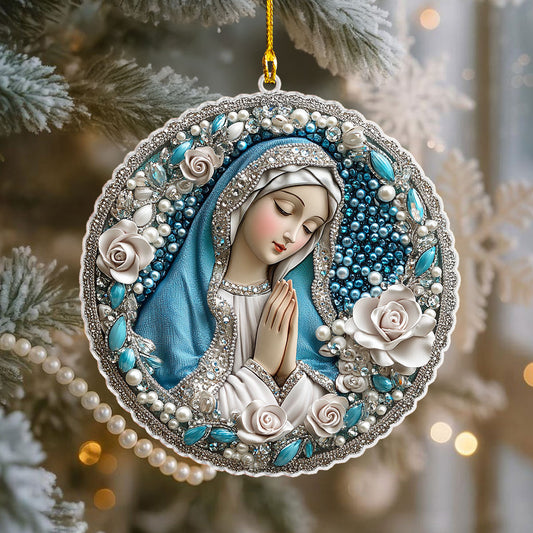 Shineful 2D Acrylic Ornament Mary’s Blue Rose