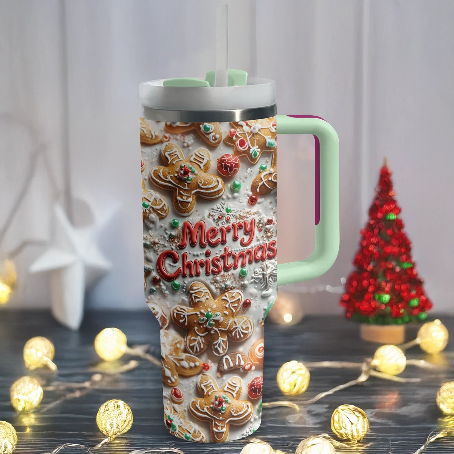 Shineful Glossy Tumbler Baking Merry Christmas