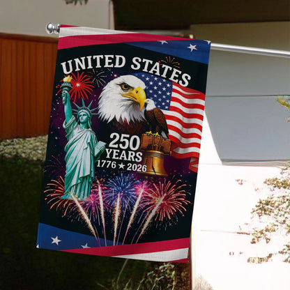 Shineful House Flag 30" x 40" - Let Freedom Rise United States