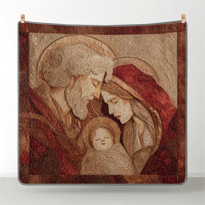Shineful Quilt 3-Piece Set Eternal Harmony of the Holy Family