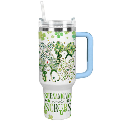 Shineful Tumbler Scrubs & Shamrocks