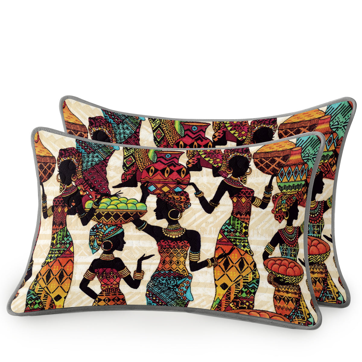 Shineful All Season Quilt 3-Piece Set Ancestral Rhythm