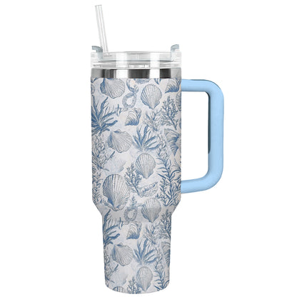 Shineful Tumbler Blue Wave Shell
