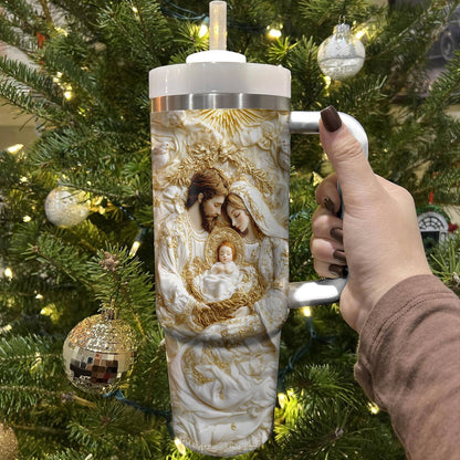 Shineful Glossy Tumbler Holy Family