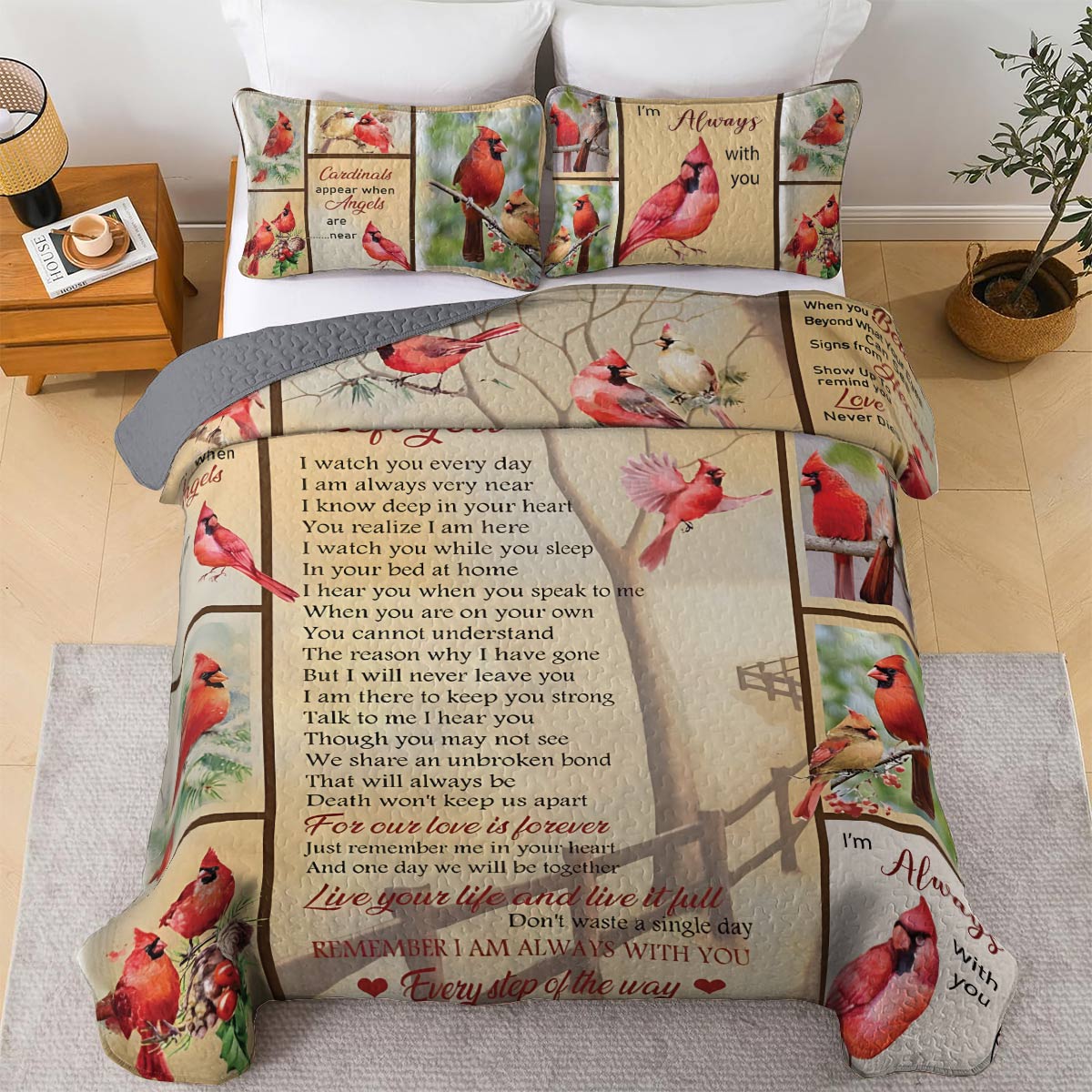 Shineful All Season Quilt 3-Piece Set Never Left You