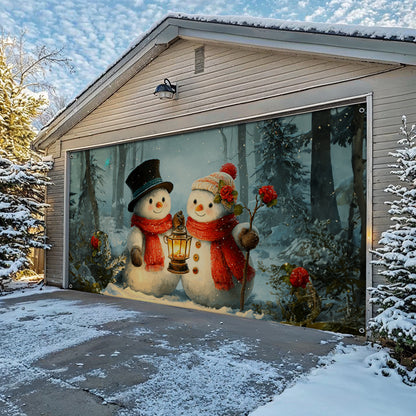 Shineful Door Cover Frosty Love Scene