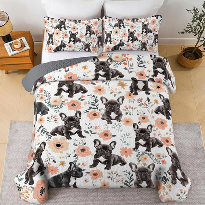 Shineful All Season Quilt 3-Piece Set Rosemary Frenchies