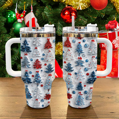 Shineful Glossy Tumbler Cute Christmas Trees