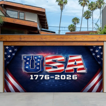 Shineful Garage Door Banner Decoration 250th Anniversary Legacy
