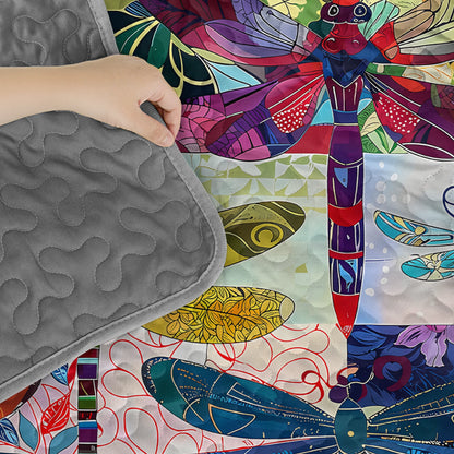 Shineful Quilt 3-Piece Set Dragonfly Harmony