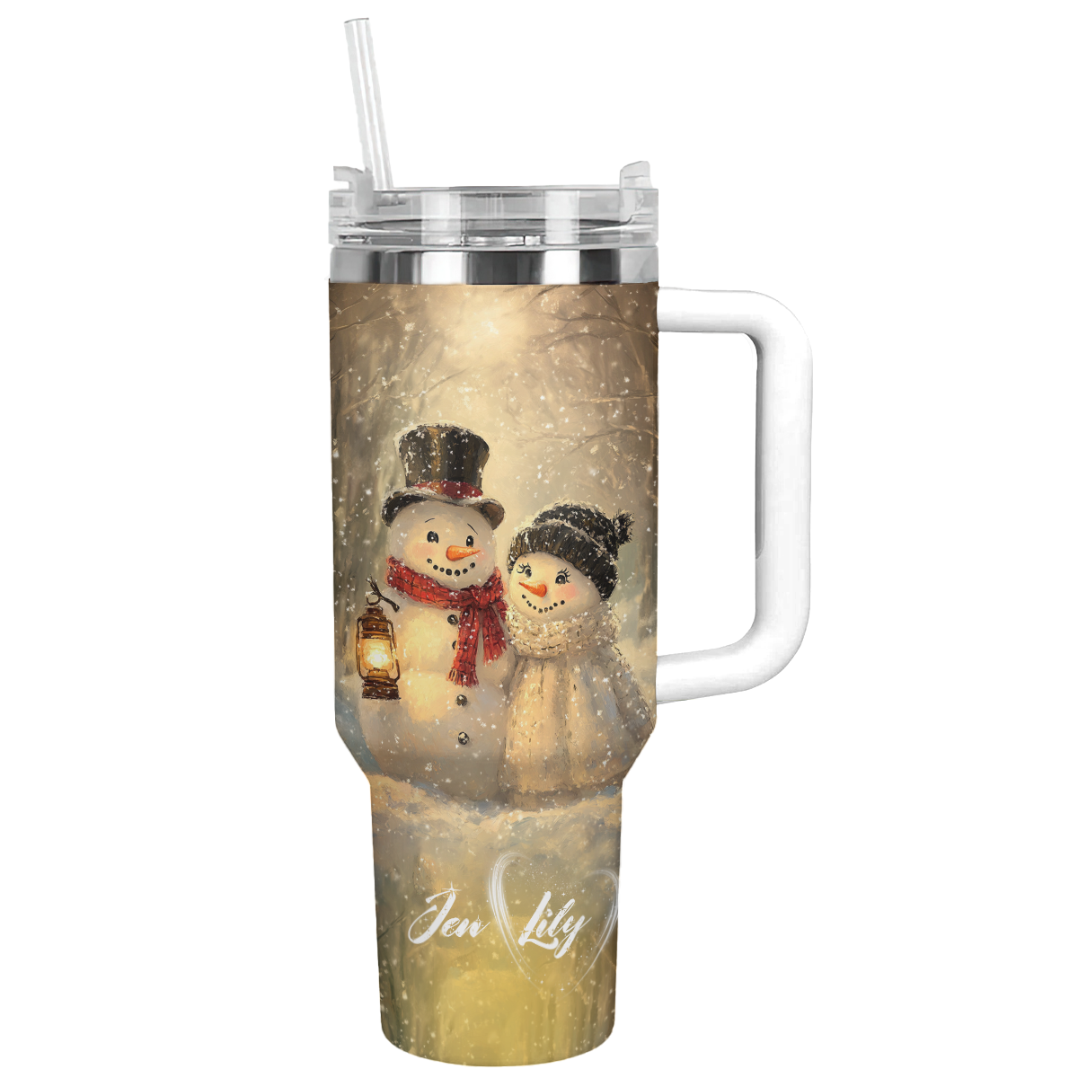 Shineful Tumbler Customized Snowy Cuddle