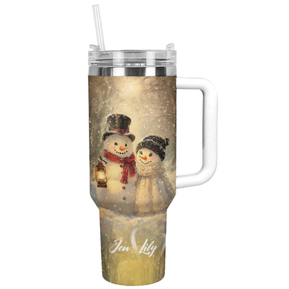 Shineful Tumbler Customized Snowy Cuddle