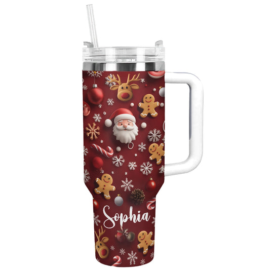 Shineful Glossy Tumbler Personalized Festive Spirit