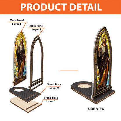 Shineful Suncatcher Candle Holder Christ’s Blessing