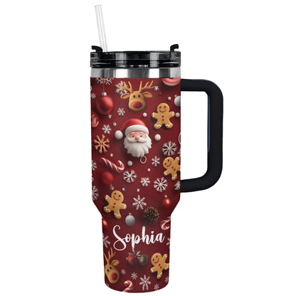 Shineful Glossy Tumbler Personalized Festive Spirit