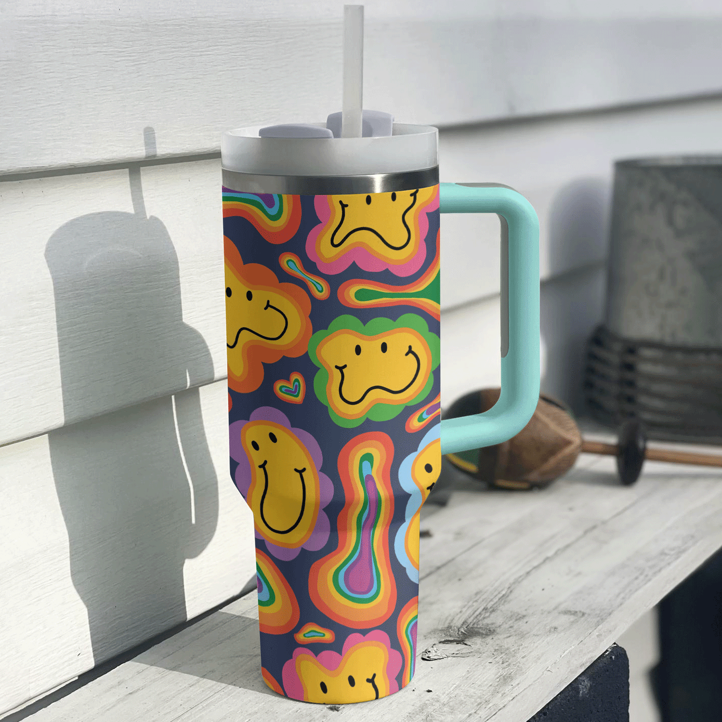 Shineful Tumbler Smiley Daisy